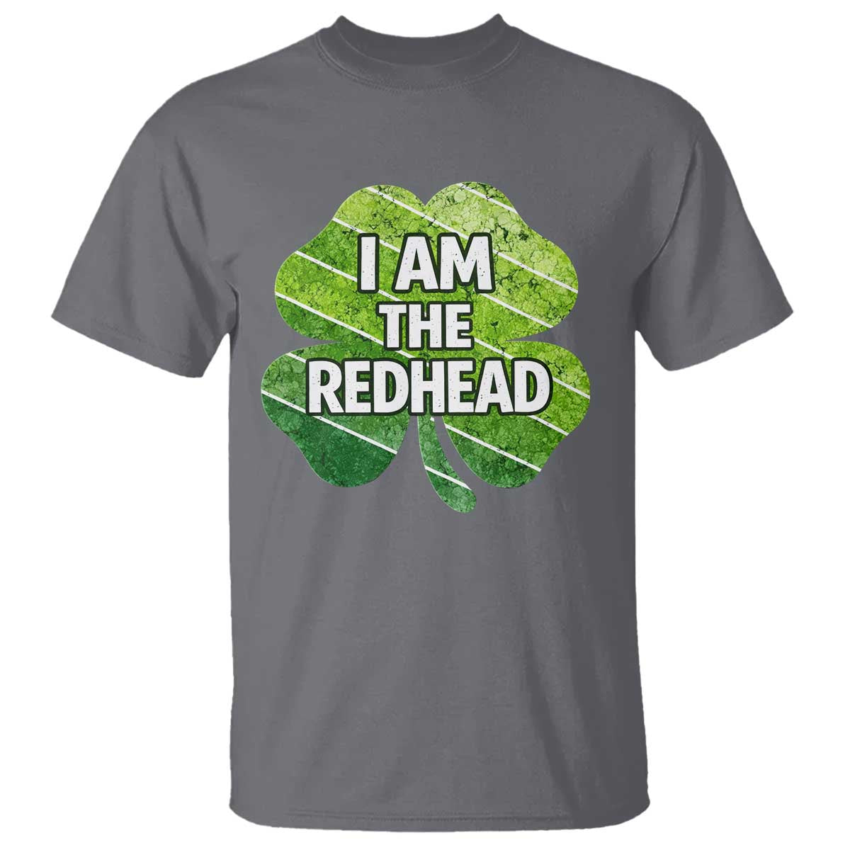 Funny Irish St Patricks Day Im The Redhead T Shirt Retro Vintage Lucky Shamrock