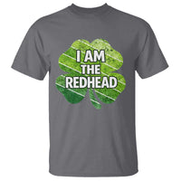Funny Irish St Patricks Day Im The Redhead T Shirt Retro Vintage Lucky Shamrock