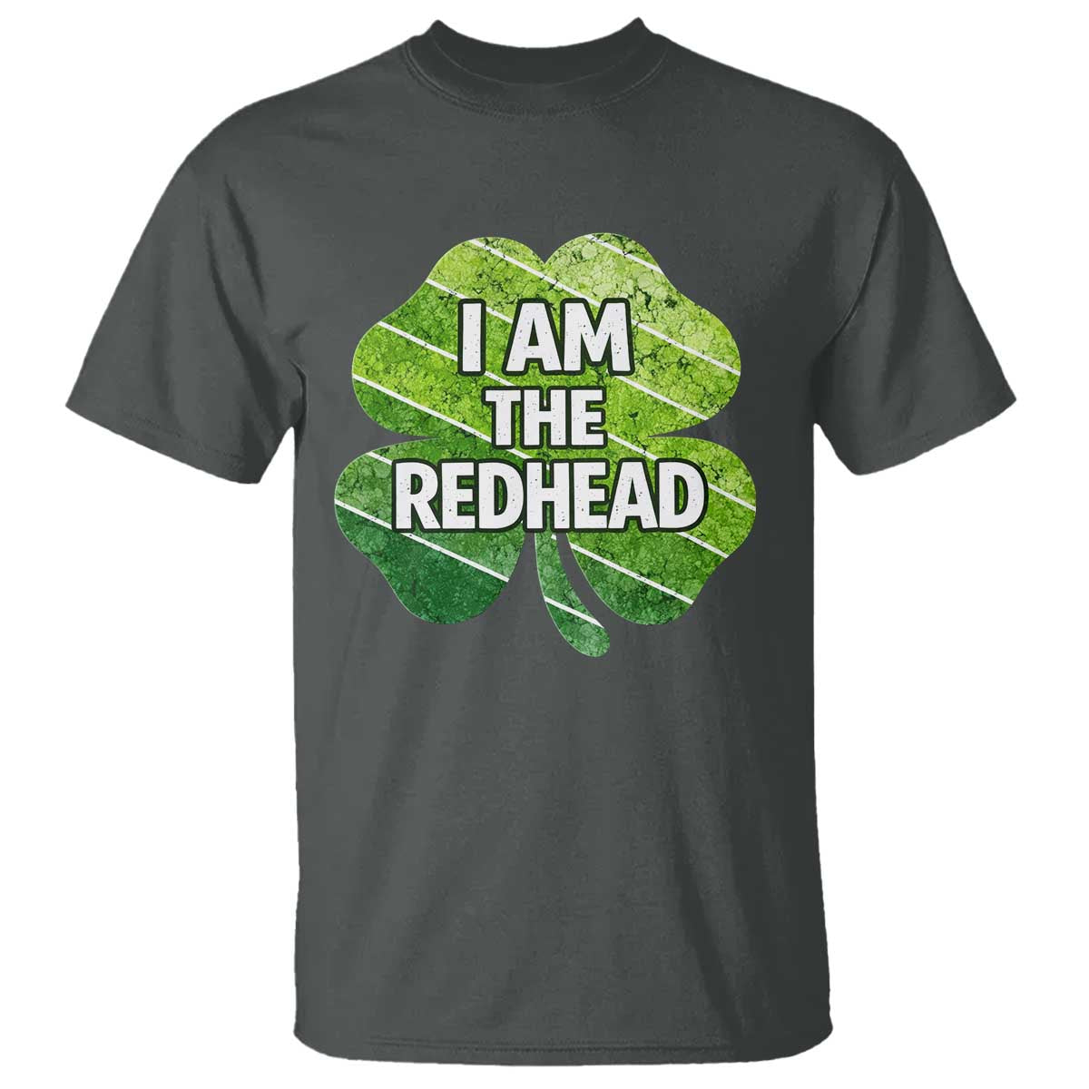 Funny Irish St Patricks Day Im The Redhead T Shirt Retro Vintage Lucky Shamrock
