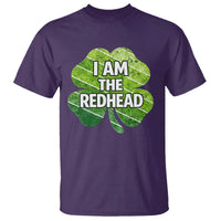 Funny Irish St Patricks Day Im The Redhead T Shirt Retro Vintage Lucky Shamrock