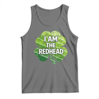 Funny Irish St Patricks Day Im The Redhead Tank Top Retro Vintage Lucky Shamrock