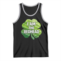 Funny Irish St Patricks Day Im The Redhead Tank Top Retro Vintage Lucky Shamrock
