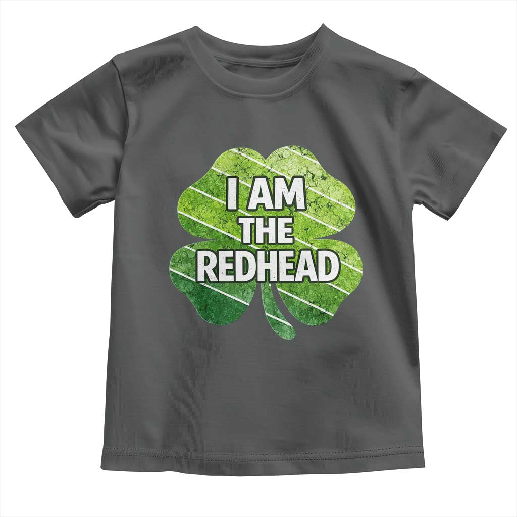 Funny Irish St Patricks Day Im The Redhead Toddler T Shirt Retro Vintage Lucky Shamrock