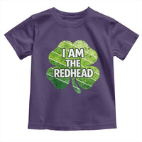 Funny Irish St Patricks Day Im The Redhead Toddler T Shirt Retro Vintage Lucky Shamrock