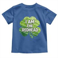 Funny Irish St Patricks Day Im The Redhead Toddler T Shirt Retro Vintage Lucky Shamrock