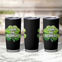 Funny Irish St Patricks Day Im The Redhead Tumbler Cup Retro Vintage Lucky Shamrock