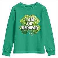 Funny Irish St Patricks Day Im The Redhead Youth Sweatshirt Retro Vintage Lucky Shamrock
