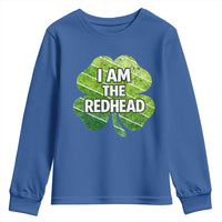 Funny Irish St Patricks Day Im The Redhead Youth Sweatshirt Retro Vintage Lucky Shamrock