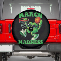 Basketball St Patricks Day Spare Tire Cover Mad Madness Irish Shamrock Playing Basketball Player Team Boys
