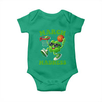 Basketball St Patricks Day Baby Onesie Mad Madness Irish Shamrock Playing Basketball Player Team Boys