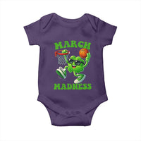 Basketball St Patricks Day Baby Onesie Mad Madness Irish Shamrock Playing Basketball Player Team Boys