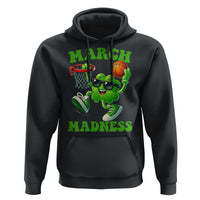 Basketball St Patricks Day Hoodie Mad Madness Irish Shamrock Playing Basketball Player Team Boys