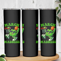 Basketball St Patricks Day Skinny Tumbler Mad Madness Irish Shamrock Playing Basketball Player Team Boys