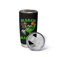 Basketball St Patricks Day Tumbler Cup Mad Madness Irish Shamrock Playing Basketball Player Team Boys