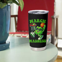 Basketball St Patricks Day Tumbler Cup Mad Madness Irish Shamrock Playing Basketball Player Team Boys