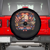 250 Years Of Freedom America Spare Tire Cover USA Independence 250th Anniversary 1776 2026 Patriotic Eagle Flag
