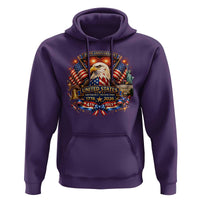 250 Years Of Freedom America Hoodie USA Independence 250th Anniversary 1776 2026 Patriotic Eagle Flag