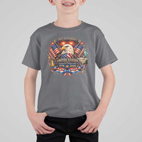 250 Years Of Freedom America T Shirt For Kid USA Independence 250th Anniversary 1776 2026 Patriotic Eagle Flag