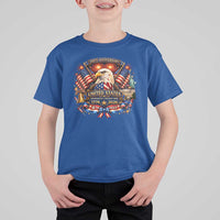 250 Years Of Freedom America T Shirt For Kid USA Independence 250th Anniversary 1776 2026 Patriotic Eagle Flag