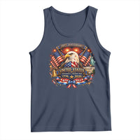 250 Years Of Freedom America Tank Top USA Independence 250th Anniversary 1776 2026 Patriotic Eagle Flag