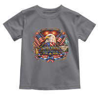 250 Years Of Freedom America Toddler T Shirt USA Independence 250th Anniversary 1776 2026 Patriotic Eagle Flag