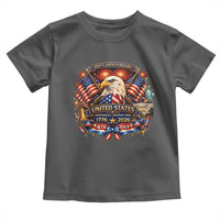 250 Years Of Freedom America Toddler T Shirt USA Independence 250th Anniversary 1776 2026 Patriotic Eagle Flag