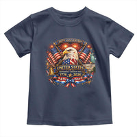 250 Years Of Freedom America Toddler T Shirt USA Independence 250th Anniversary 1776 2026 Patriotic Eagle Flag