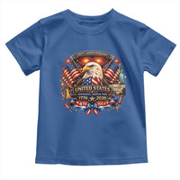 250 Years Of Freedom America Toddler T Shirt USA Independence 250th Anniversary 1776 2026 Patriotic Eagle Flag