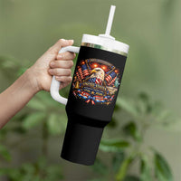250 Years Of Freedom America Tumbler With Handle USA Independence 250th Anniversary 1776 2026 Patriotic Eagle Flag