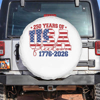 USA 250 Years Of Freedom Spare Tire Cover USA Independence 250th Anniversary 1776 2026 Patriotic Flag