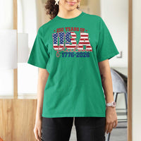 USA 250 Years Of Freedom T Shirt For Women USA Independence 250th Anniversary 1776 2026 Patriotic Flag