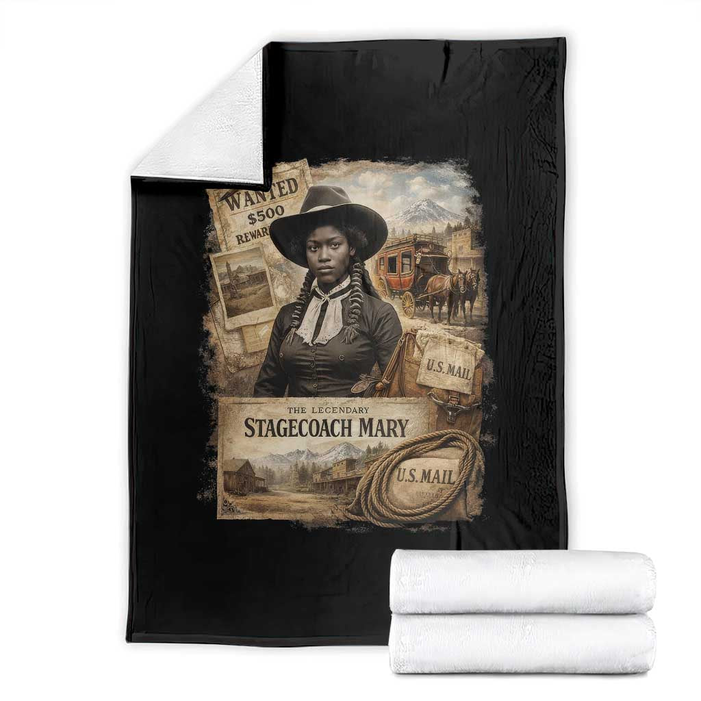 Black History Black Cowgirl Throw Blanket Western Rodeo African American Melanin Texas Women