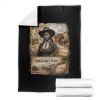 Black History Black Cowgirl Throw Blanket Western Rodeo African American Melanin Texas Women