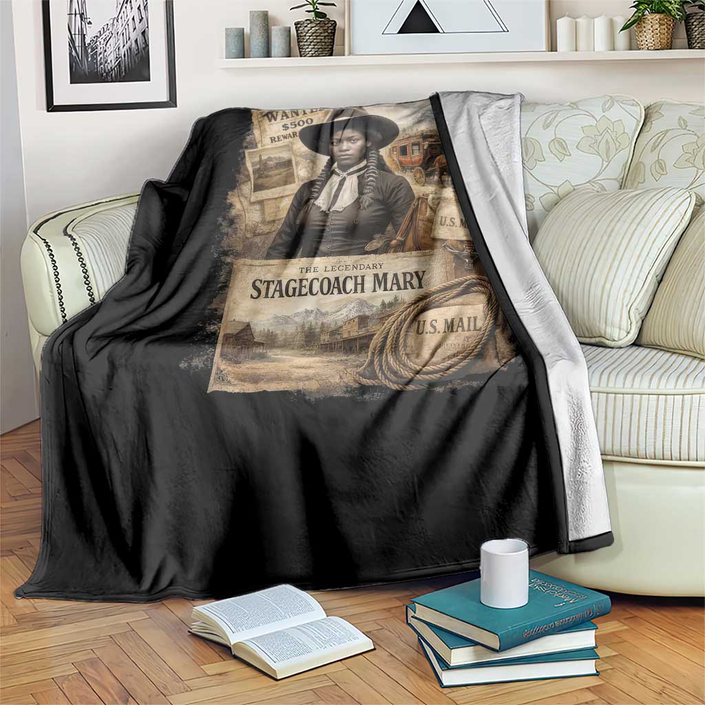 Black History Black Cowgirl Throw Blanket Western Rodeo African American Melanin Texas Women