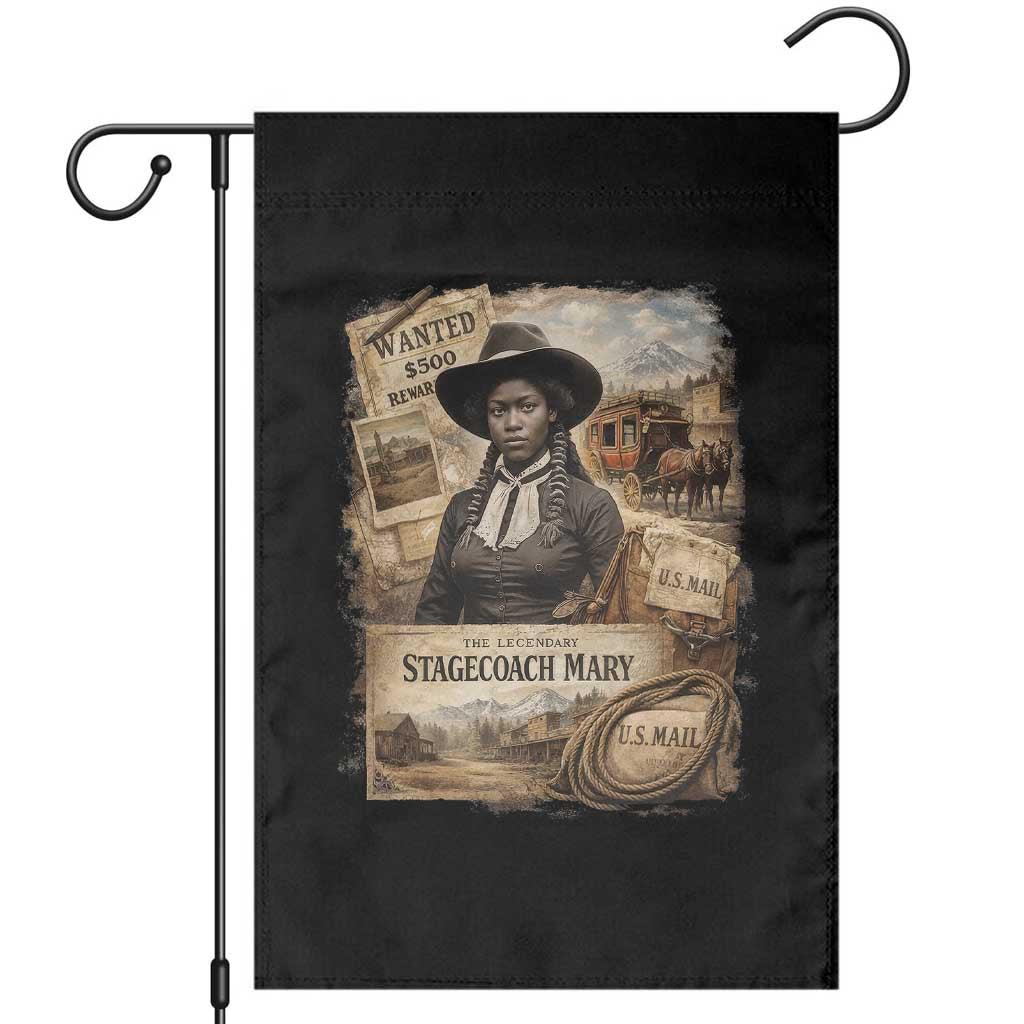 Black History Black Cowgirl Garden Flag Western Rodeo African American Melanin Texas Women