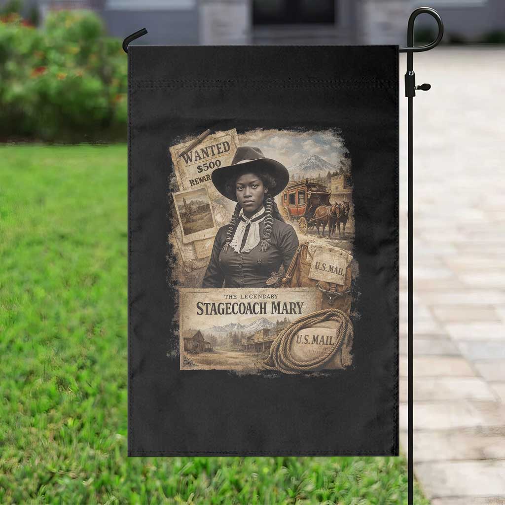 Black History Black Cowgirl Garden Flag Western Rodeo African American Melanin Texas Women