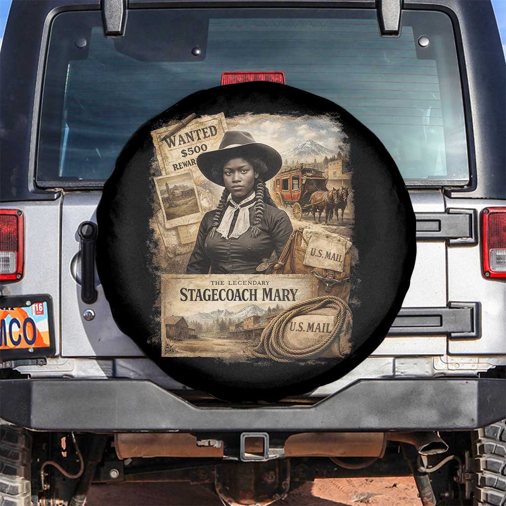 Black History Black Cowgirl Spare Tire Cover Western Rodeo African American Melanin Texas Women