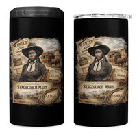Black History Black Cowgirl 4 in 1 Can Cooler Tumbler Western Rodeo African American Melanin Texas Women