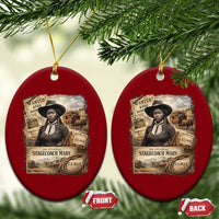 Black History Black Cowgirl Ceramic Ornament Western Rodeo African American Melanin Texas Women
