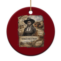 Black History Black Cowgirl Ceramic Ornament Western Rodeo African American Melanin Texas Women