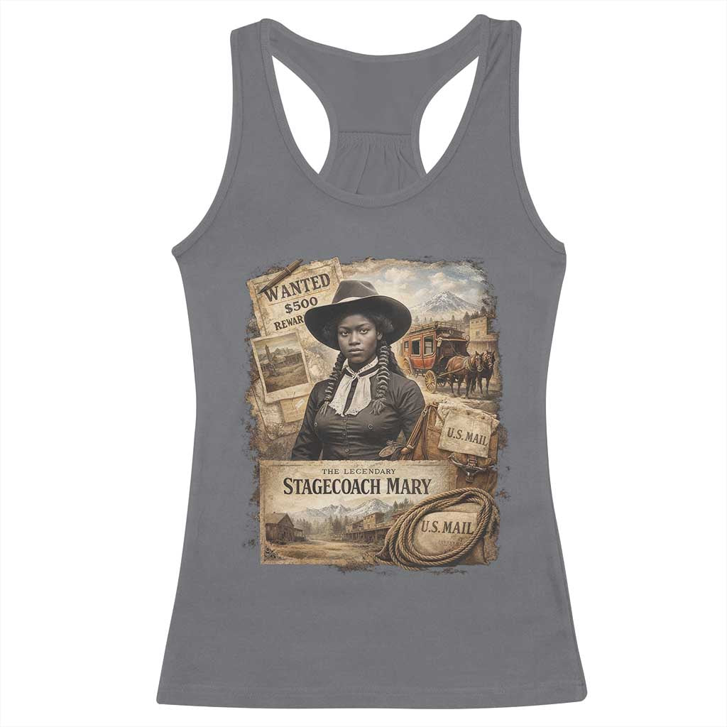 Black History Black Cowgirl Racerback Tank Top Western Rodeo African American Melanin Texas Women