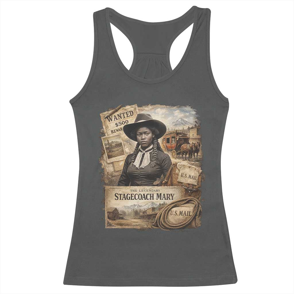 Black History Black Cowgirl Racerback Tank Top Western Rodeo African American Melanin Texas Women