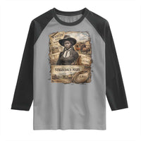 Black History Black Cowgirl Raglan Shirt Western Rodeo African American Melanin Texas Women