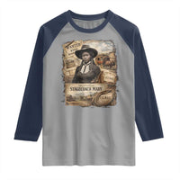 Black History Black Cowgirl Raglan Shirt Western Rodeo African American Melanin Texas Women