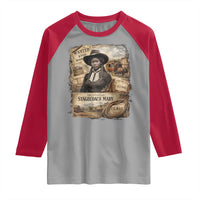 Black History Black Cowgirl Raglan Shirt Western Rodeo African American Melanin Texas Women