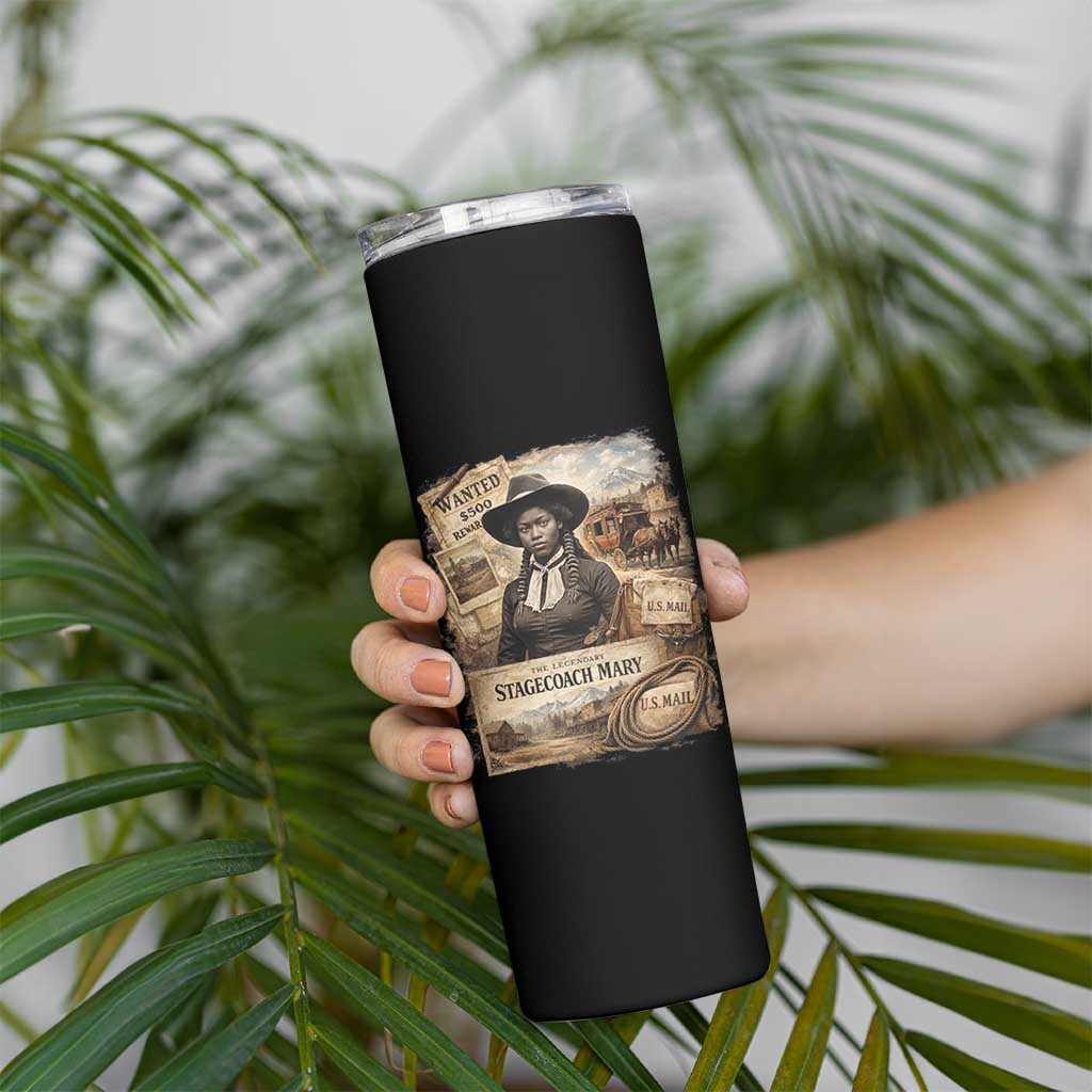 Black History Black Cowgirl Skinny Tumbler Western Rodeo African American Melanin Texas Women