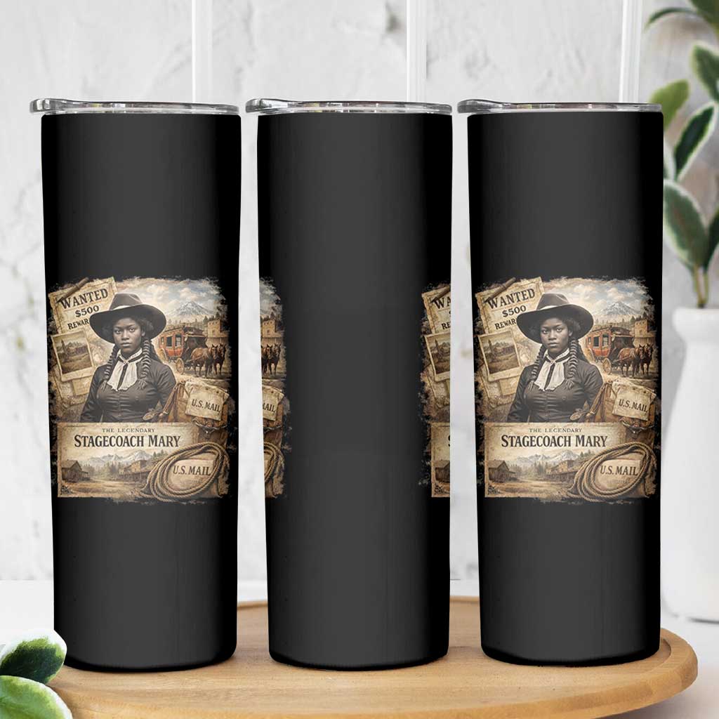 Black History Black Cowgirl Skinny Tumbler Western Rodeo African American Melanin Texas Women
