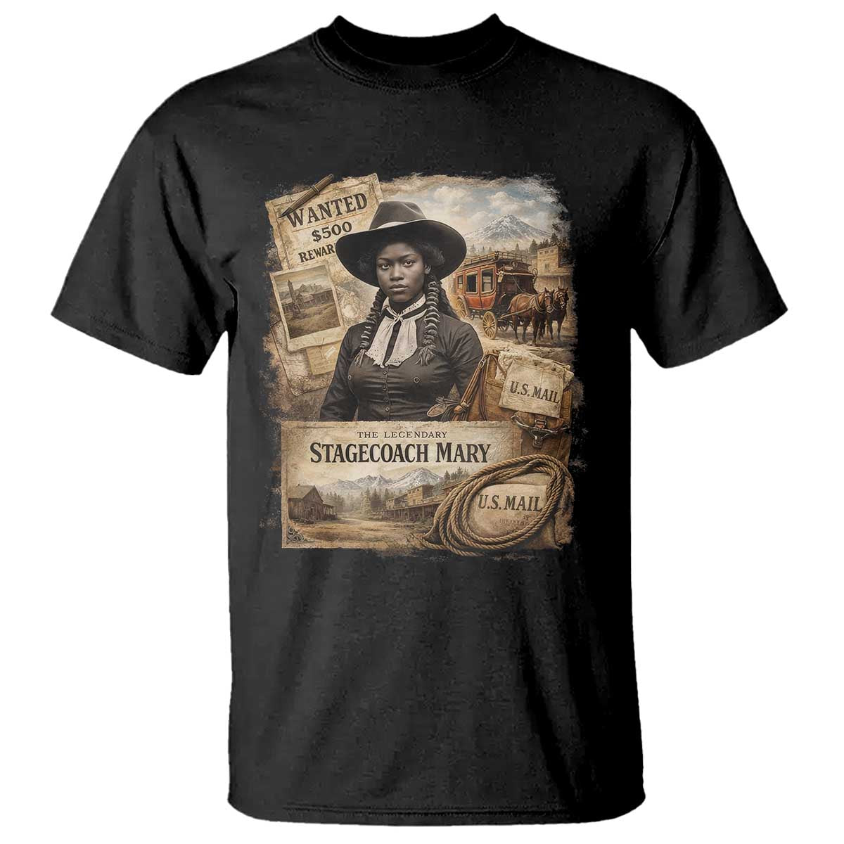 Black History Black Cowgirl T Shirt Western Rodeo African American Melanin Texas Women