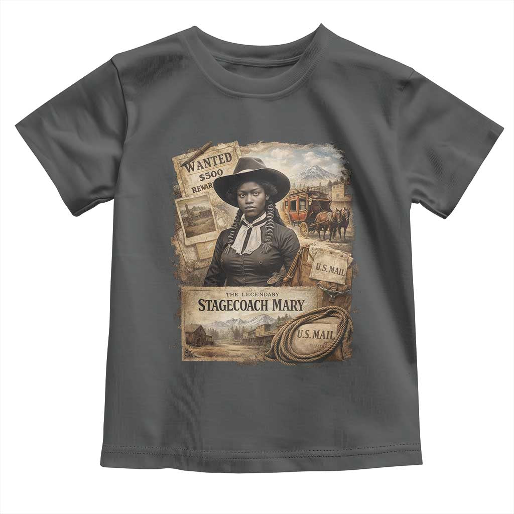 Black History Black Cowgirl Toddler T Shirt Western Rodeo African American Melanin Texas Women