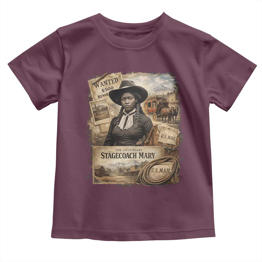 Black History Black Cowgirl Toddler T Shirt Western Rodeo African American Melanin Texas Women